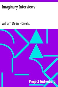 Imaginary Interviews — William Dean Howells cover