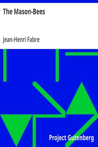 The Mason-Bees — Jean-Henri Fabre cover