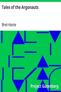 Tales of the Argonauts — Bret Harte cover