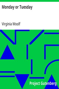 Monday or Tuesday — Virginia Woolf cover