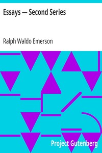 Essays — Second Series — Ralph Waldo Emerson cover