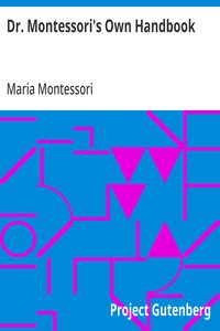 Dr. Montessori's Own Handbook — Maria Montessori cover