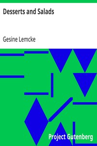 Desserts and Salads — Gesine Lemcke cover