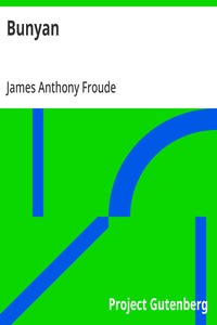 Bunyan — James Anthony Froude cover