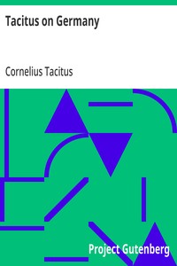 Tacitus on Germany — Cornelius Tacitus cover