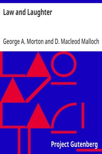 Law and Laughter — George A. (George Alexander) Morton cover