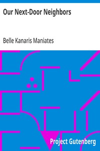 Our Next-Door Neighbors — Belle Kanaris Maniates cover