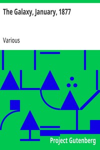 The Galaxy, January, 1877: Vol. 23, No. 1 cover