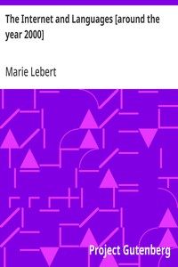 The Internet and Languages [around the year 2000] — Marie Lebert cover