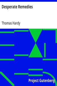 Desperate Remedies — Thomas Hardy cover