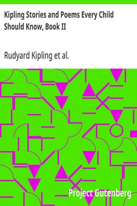 Kipling Stories and Poems Every Child Should Know, Book II — Rudyard Kipling cover
