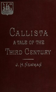 Callista : a Tale of the Third Century — John Henry Newman cover