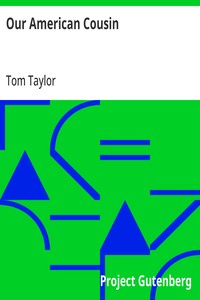 Our American Cousin — Tom Taylor cover