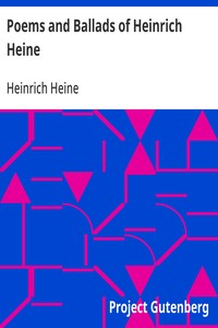 Poems and Ballads of Heinrich Heine — Heinrich Heine cover