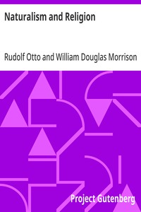 Naturalism and Religion — Rudolf Otto cover
