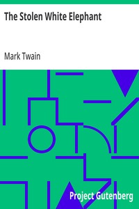 The Stolen White Elephant — Mark Twain cover