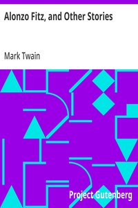 Alonzo Fitz, and Other Stories — Mark Twain cover