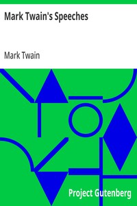 Mark Twain's Speeches — Mark Twain cover