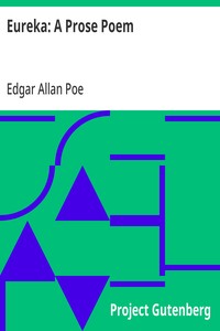 Eureka: A Prose Poem — Edgar Allan Poe cover