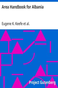 Area Handbook for Albania — Eugene K. Keefe cover