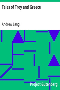 Tales of Troy and Greece — Andrew Lang cover