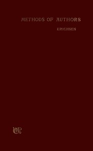 Methods of Authors — Hugo Erichsen cover