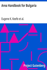 Area Handbook for Bulgaria cover