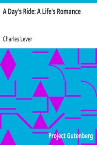 A Day's Ride: A Life's Romance — Charles Lever cover