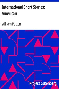 International Short Stories: American — Anonymous cover