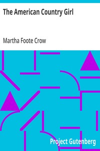 The American Country Girl — Martha Foote Crow cover
