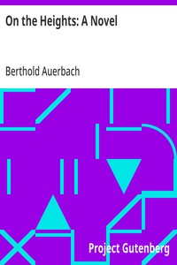 On the Heights: A Novel — Berthold Auerbach cover