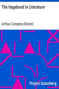 The Vagabond in Literature — Arthur Compton-Rickett cover