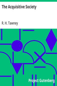 The Acquisitive Society — R. H. (Richard Henry) Tawney cover