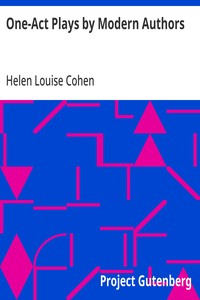 One-Act Plays by Modern Authors — Anonymous cover