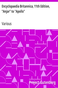 Encyclopaedia Britannica, 11th Edition, "Anjar" to "Apollo": Volume 2, Slice 2 cover