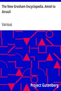 The New Gresham Encyclopedia. Amiel to Atrauli: Vol. 1 Part 2 cover