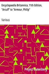 Encyclopaedia Britannica, 11th Edition, "Arculf" to "Armour, Philip": Volume 2, Slice 5 — Various cover