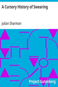 A Cursory History of Swearing — Julian Sharman cover