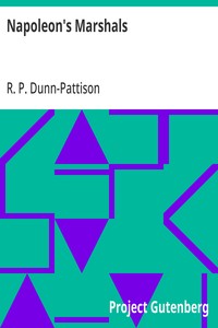 Napoleon's Marshals — R. P. Dunn-Pattison cover