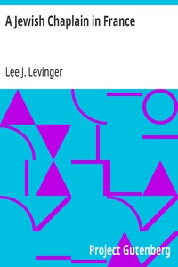 A Jewish Chaplain in France cover