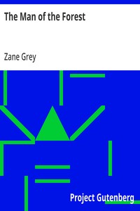 The Man of the Forest — Zane Grey cover