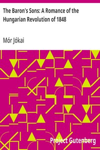 The Baron's Sons: A Romance of the Hungarian Revolution of 1848 — Mór Jókai cover