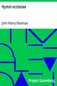 Hymni ecclesiae — John Henry Newman cover