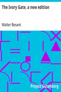The Ivory Gate, a new edition — Walter Besant cover