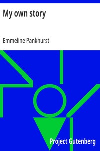My own story — Emmeline Pankhurst cover