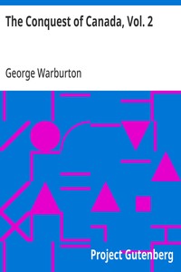 The Conquest of Canada, Vol. 2 — George Warburton cover