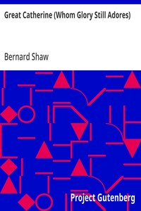 Great Catherine (Whom Glory Still Adores) — Bernard Shaw cover