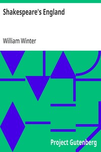 Shakespeare's England — William Winter cover