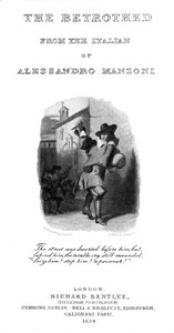 The Betrothed: From the Italian of Alessandro Manzoni — Alessandro Manzoni cover