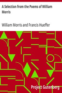 A Selection from the Poems of William Morris — William Morris cover